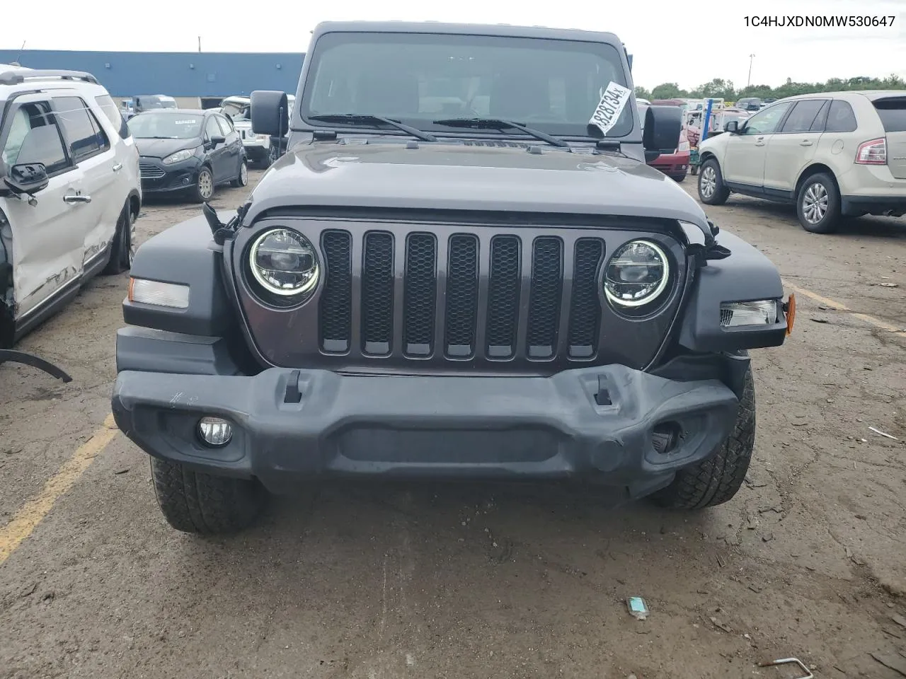 2021 Jeep Wrangler Unlimited Sport VIN: 1C4HJXDN0MW530647 Lot: 61828734