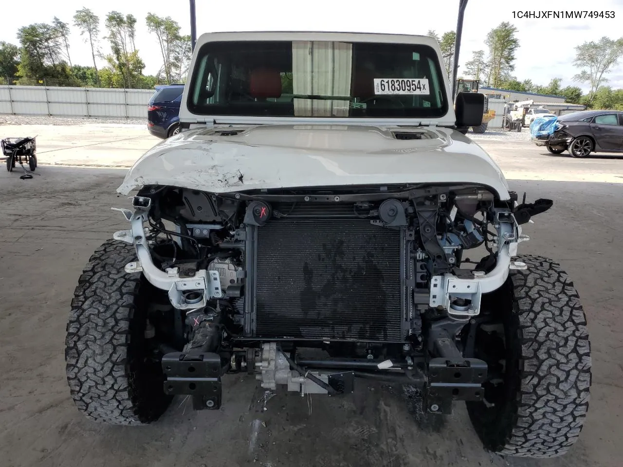 2021 Jeep Wrangler Unlimited Rubicon VIN: 1C4HJXFN1MW749453 Lot: 61830954