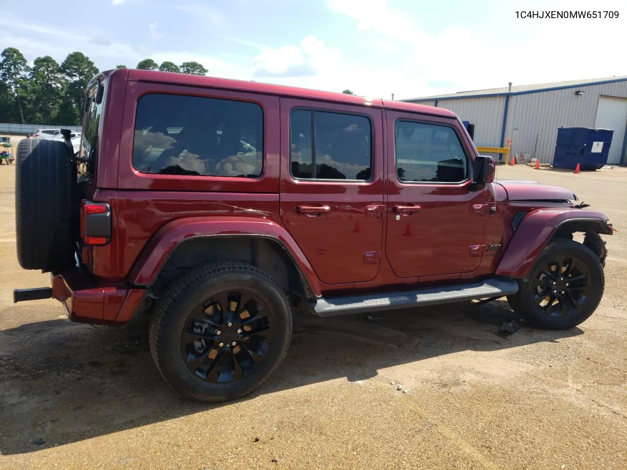 2021 Jeep Wrangler Unlimited Sahara VIN: 1C4HJXEN0MW651709 Lot: 61847154