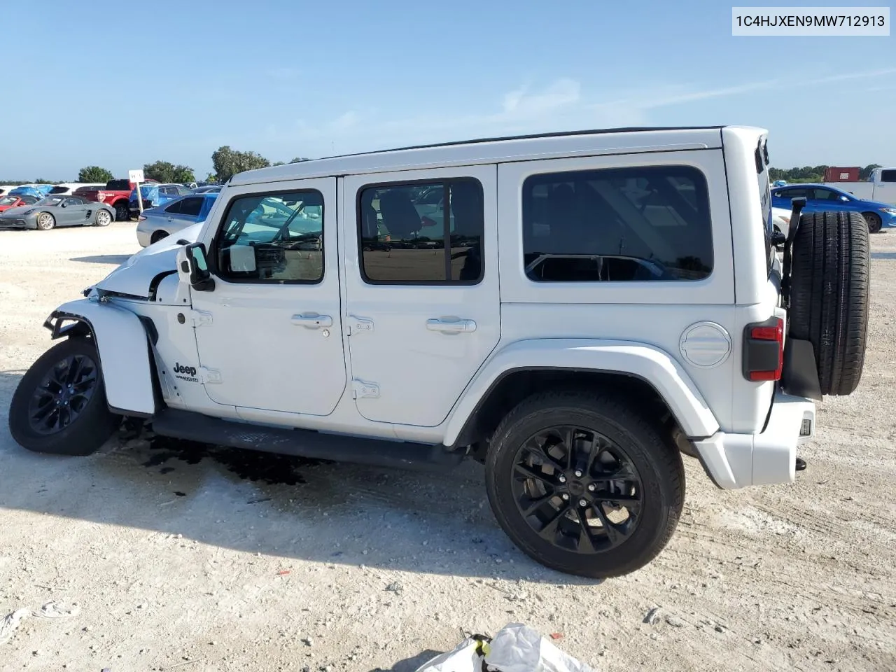 2021 Jeep Wrangler Unlimited Sahara VIN: 1C4HJXEN9MW712913 Lot: 61875184