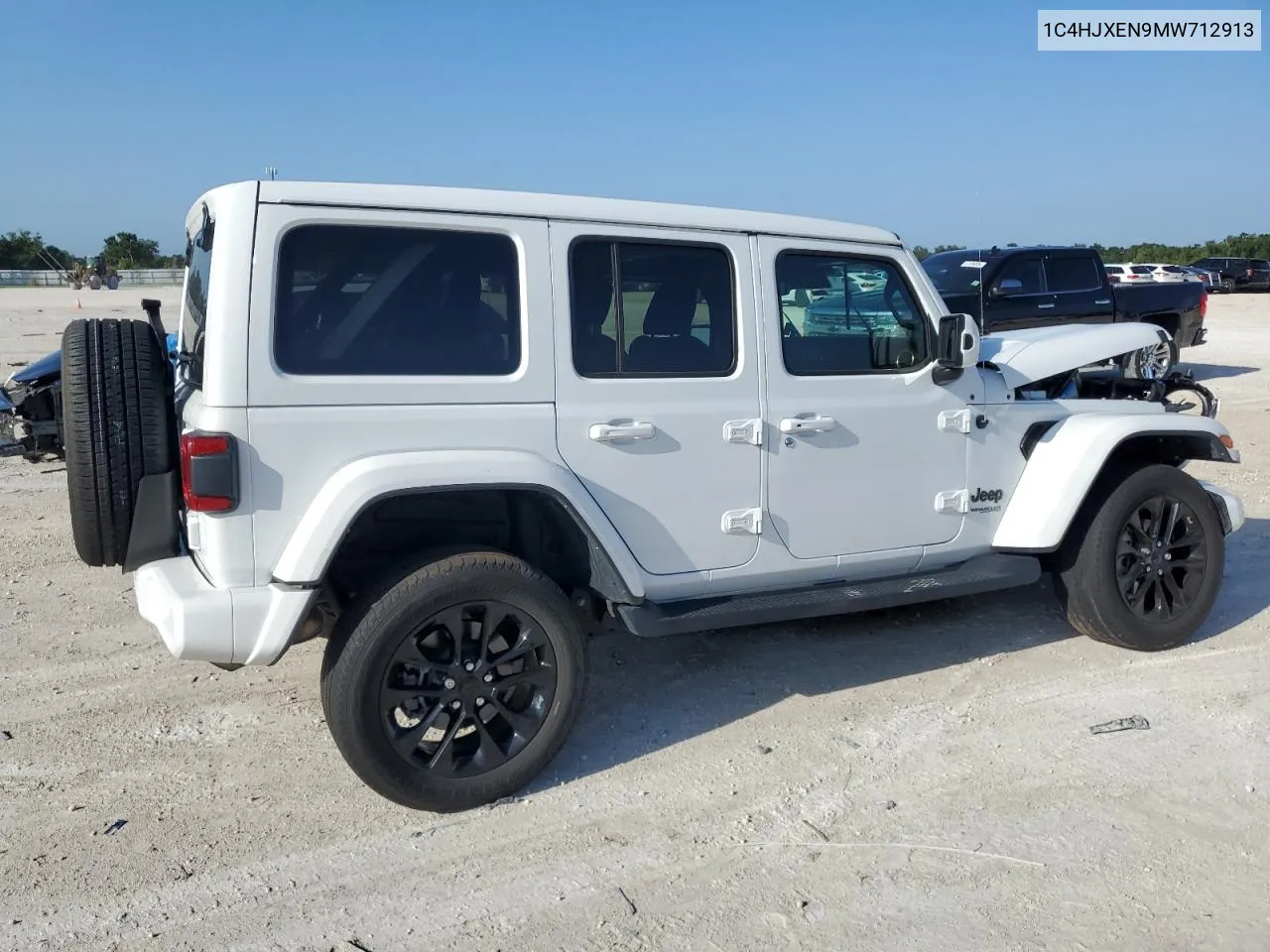 2021 Jeep Wrangler Unlimited Sahara VIN: 1C4HJXEN9MW712913 Lot: 61875184