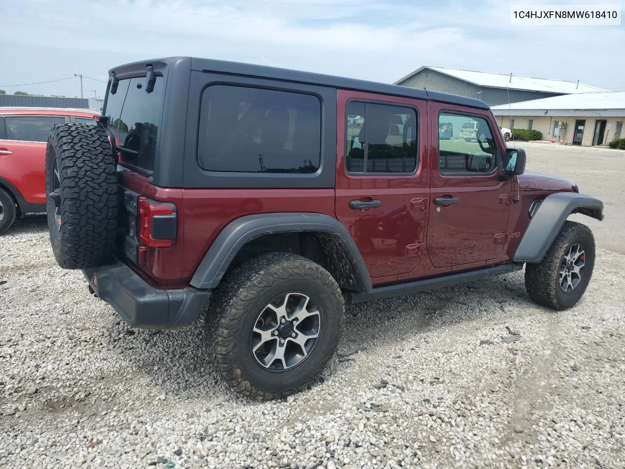 2021 Jeep Wrangler Unlimited Rubicon VIN: 1C4HJXFN8MW618410 Lot: 62029814