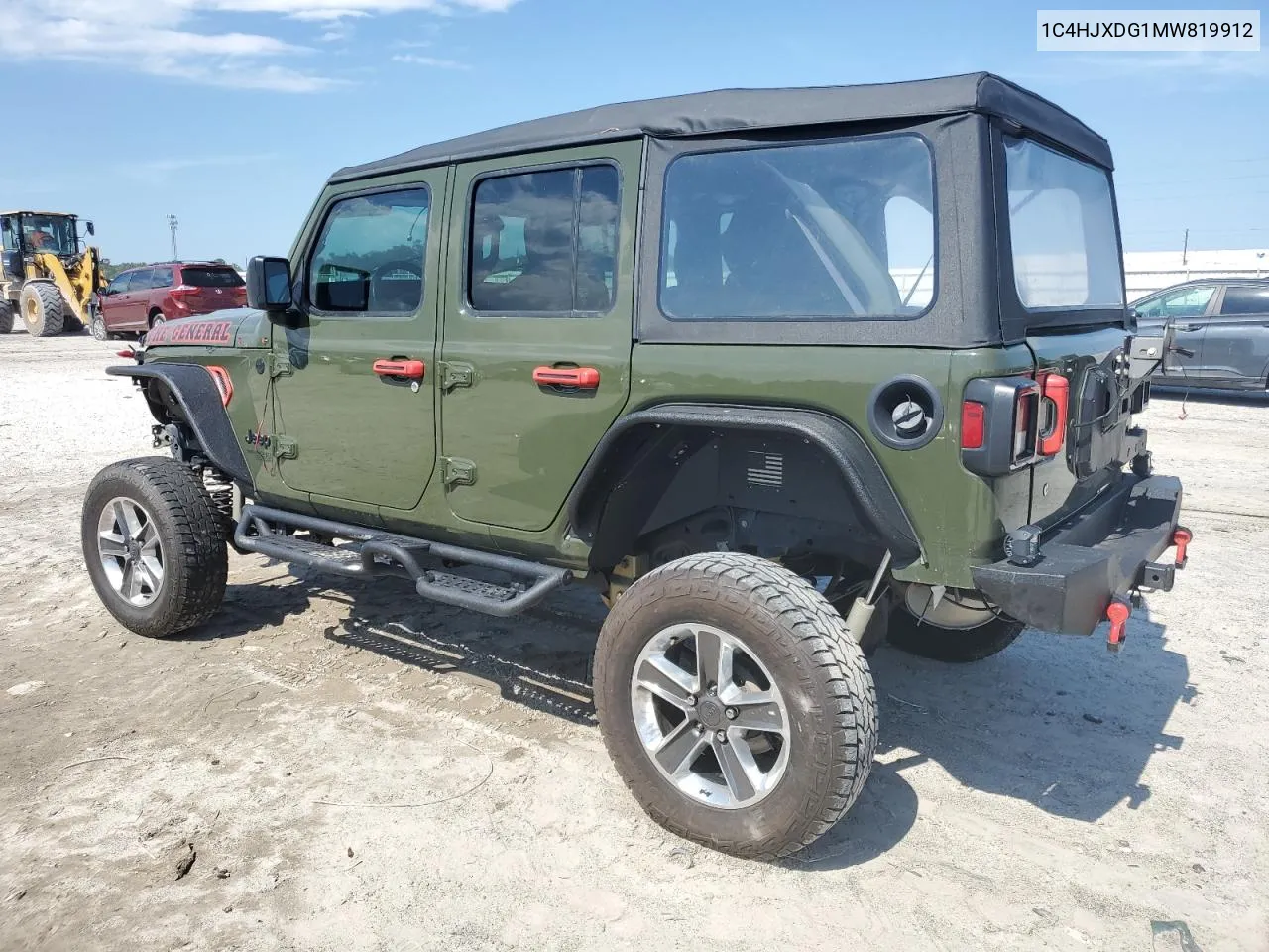 2021 Jeep Wrangler Unlimited Sport VIN: 1C4HJXDG1MW819912 Lot: 62050544