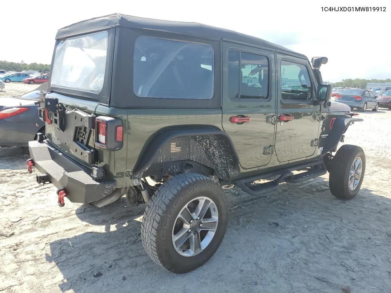 2021 Jeep Wrangler Unlimited Sport VIN: 1C4HJXDG1MW819912 Lot: 62050544