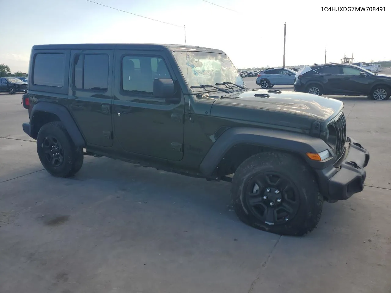 1C4HJXDG7MW708491 2021 Jeep Wrangler Unlimited Sport