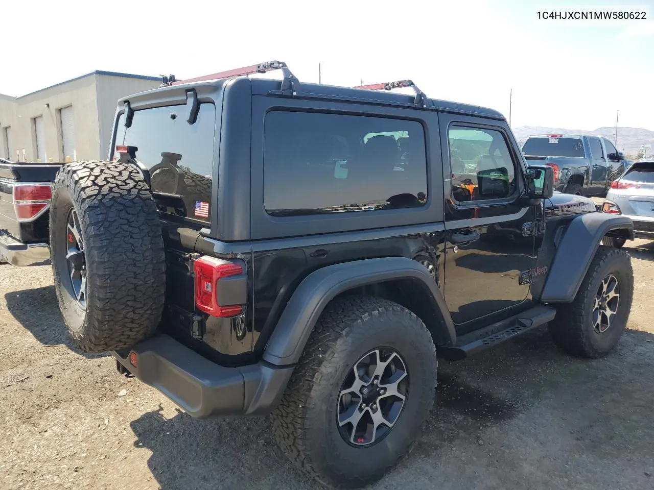 2021 Jeep Wrangler Rubicon VIN: 1C4HJXCN1MW580622 Lot: 62245204