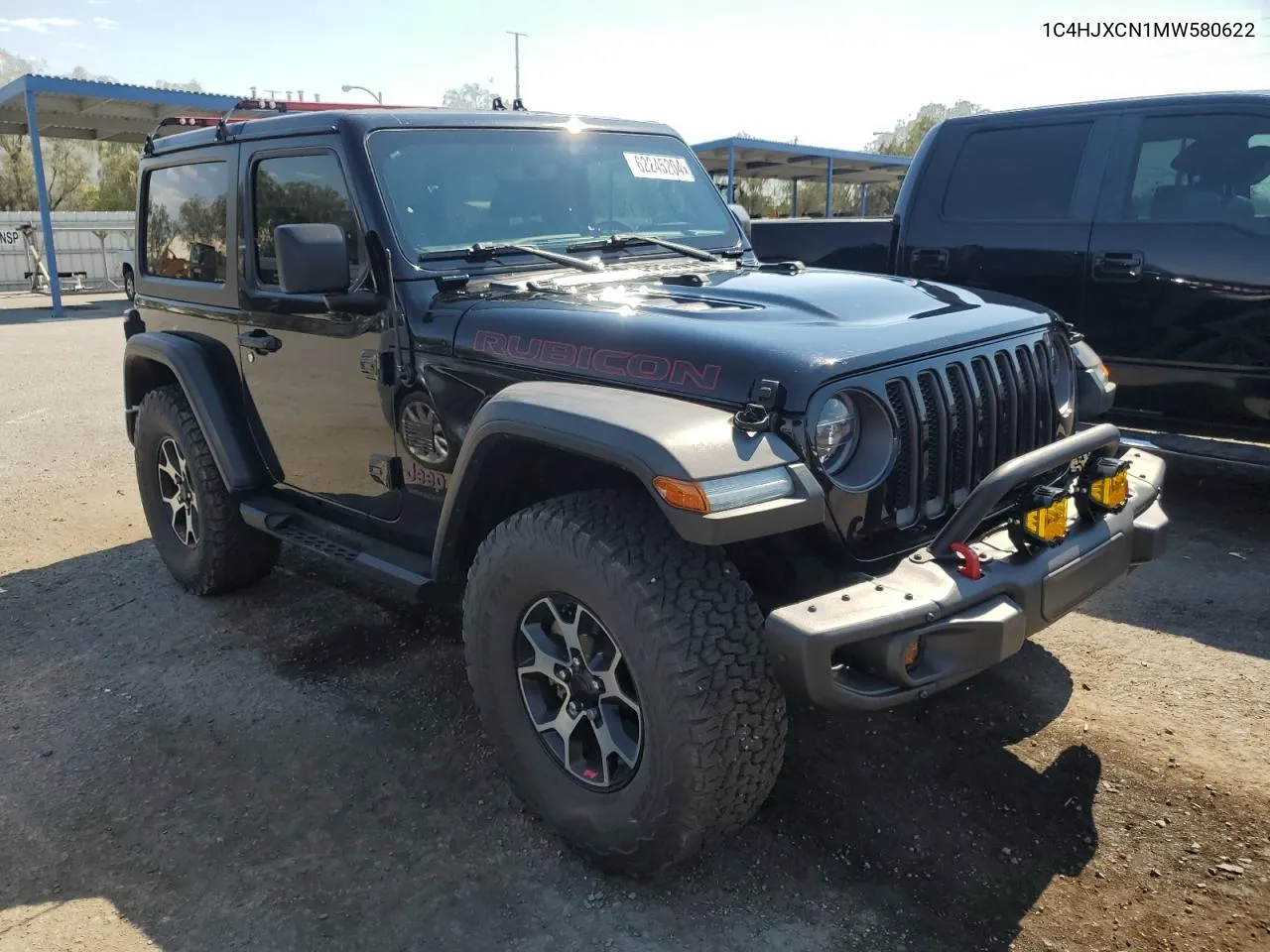 2021 Jeep Wrangler Rubicon VIN: 1C4HJXCN1MW580622 Lot: 62245204