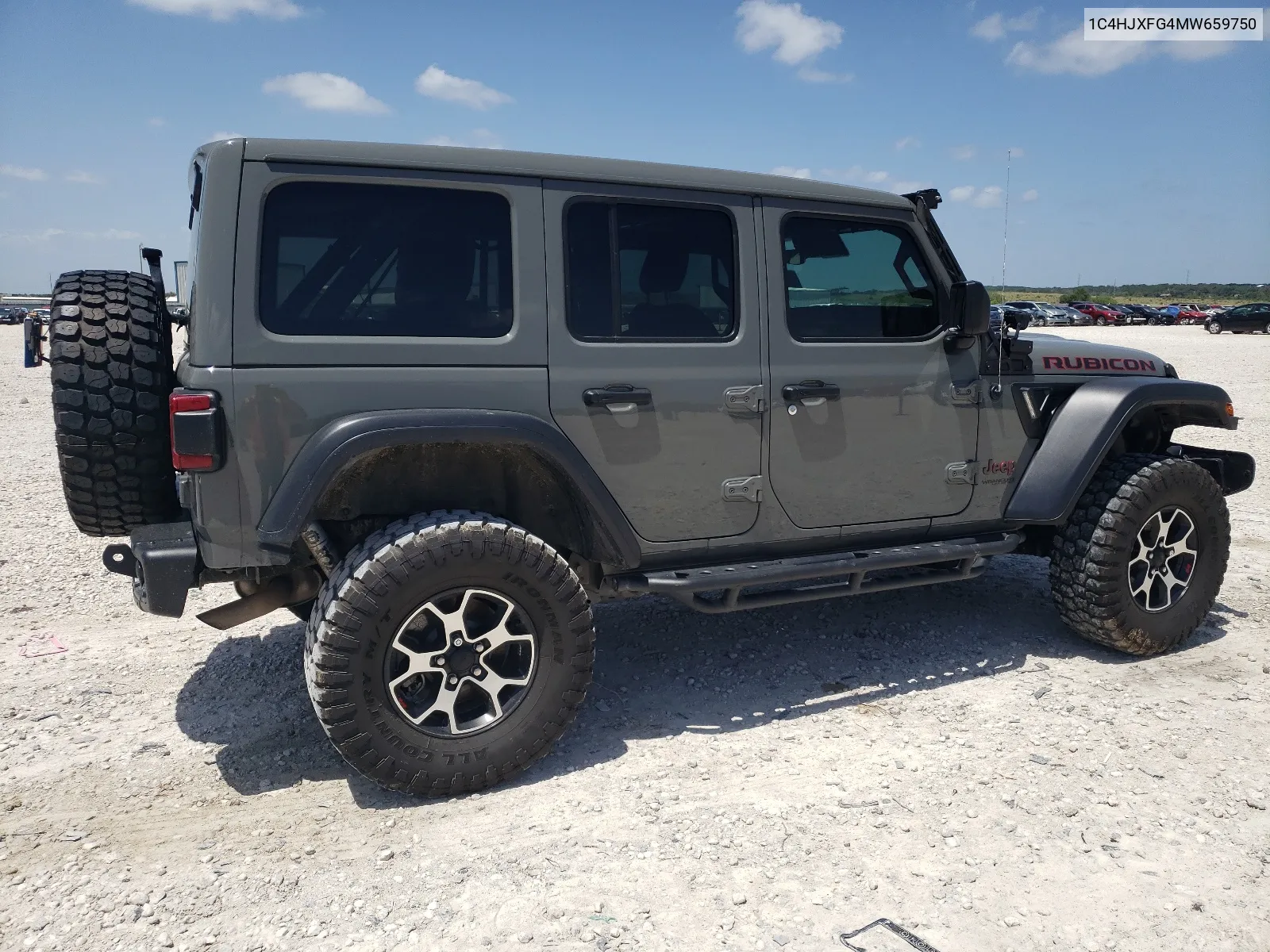 1C4HJXFG4MW659750 2021 Jeep Wrangler Unlimited Rubicon