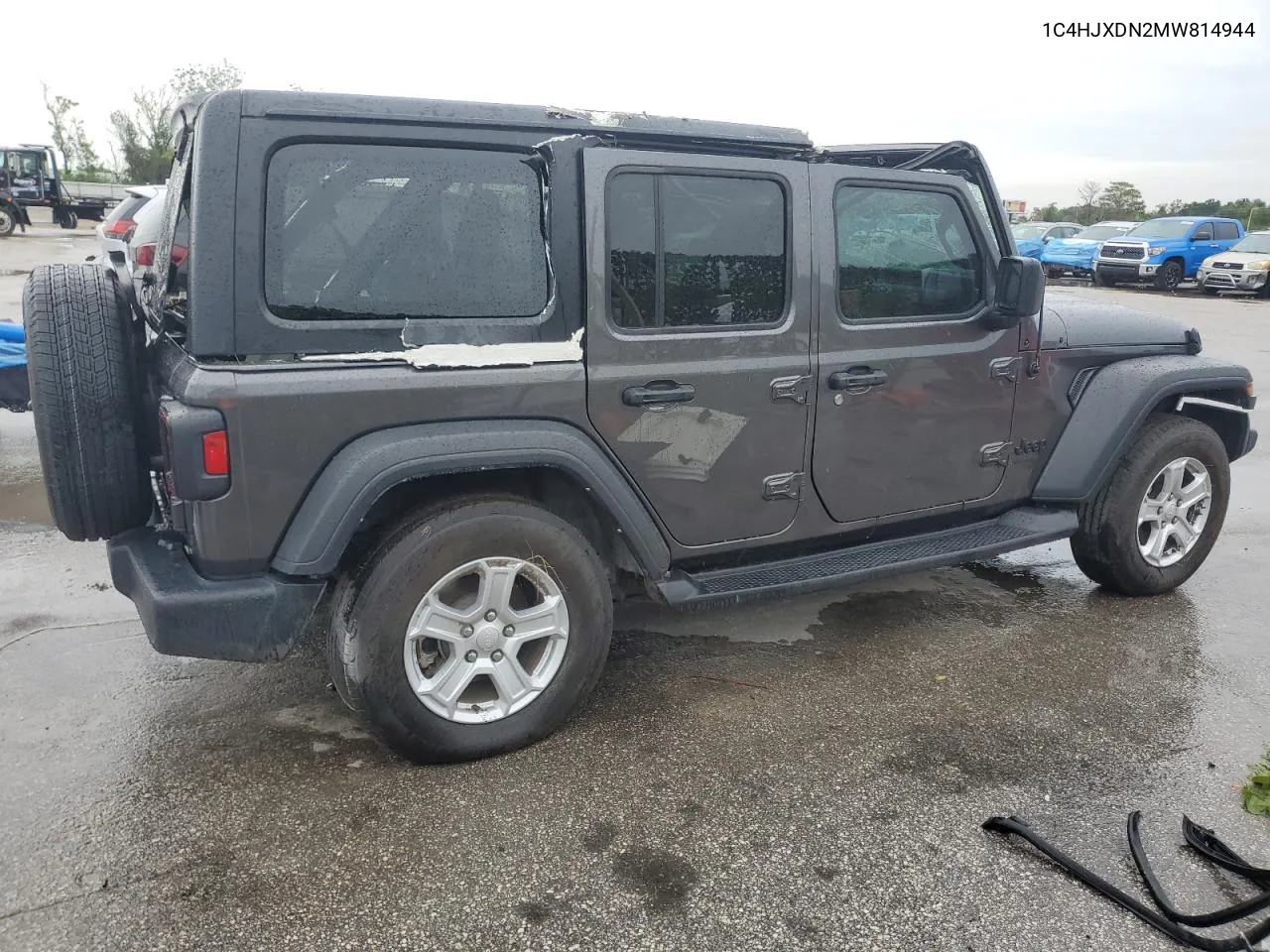 2021 Jeep Wrangler Unlimited Sport VIN: 1C4HJXDN2MW814944 Lot: 62636614