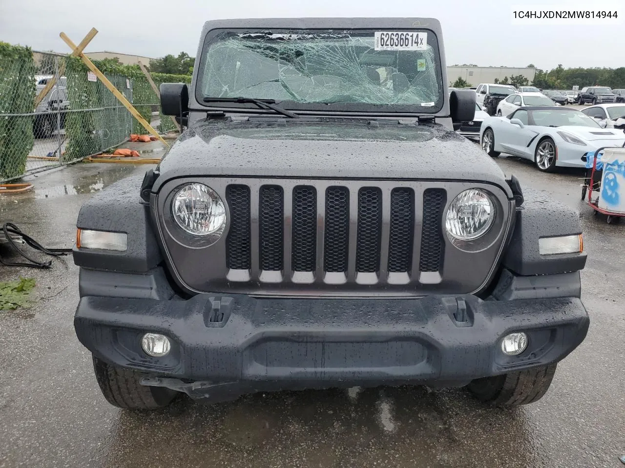 2021 Jeep Wrangler Unlimited Sport VIN: 1C4HJXDN2MW814944 Lot: 62636614