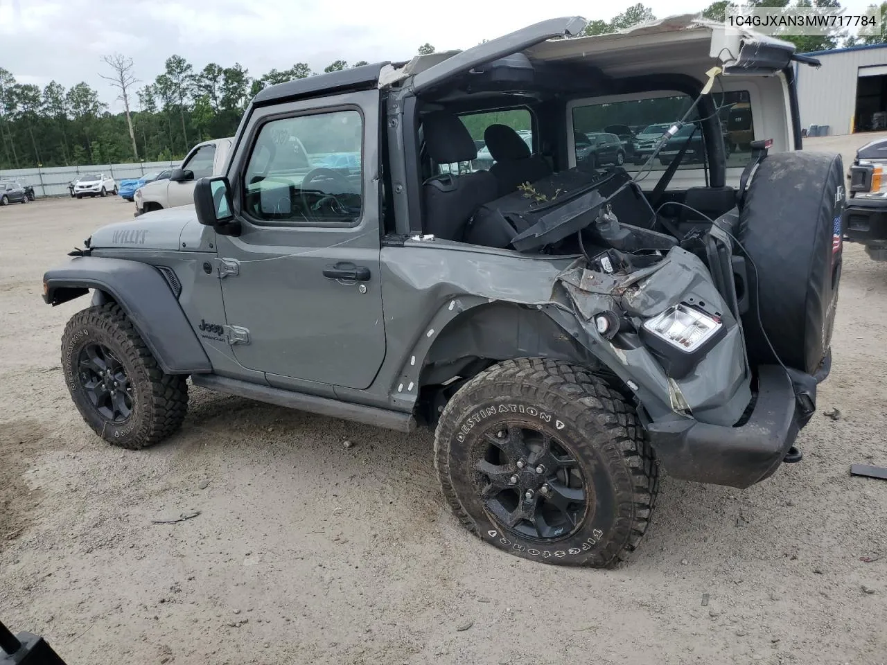 2021 Jeep Wrangler Sport VIN: 1C4GJXAN3MW717784 Lot: 62816714