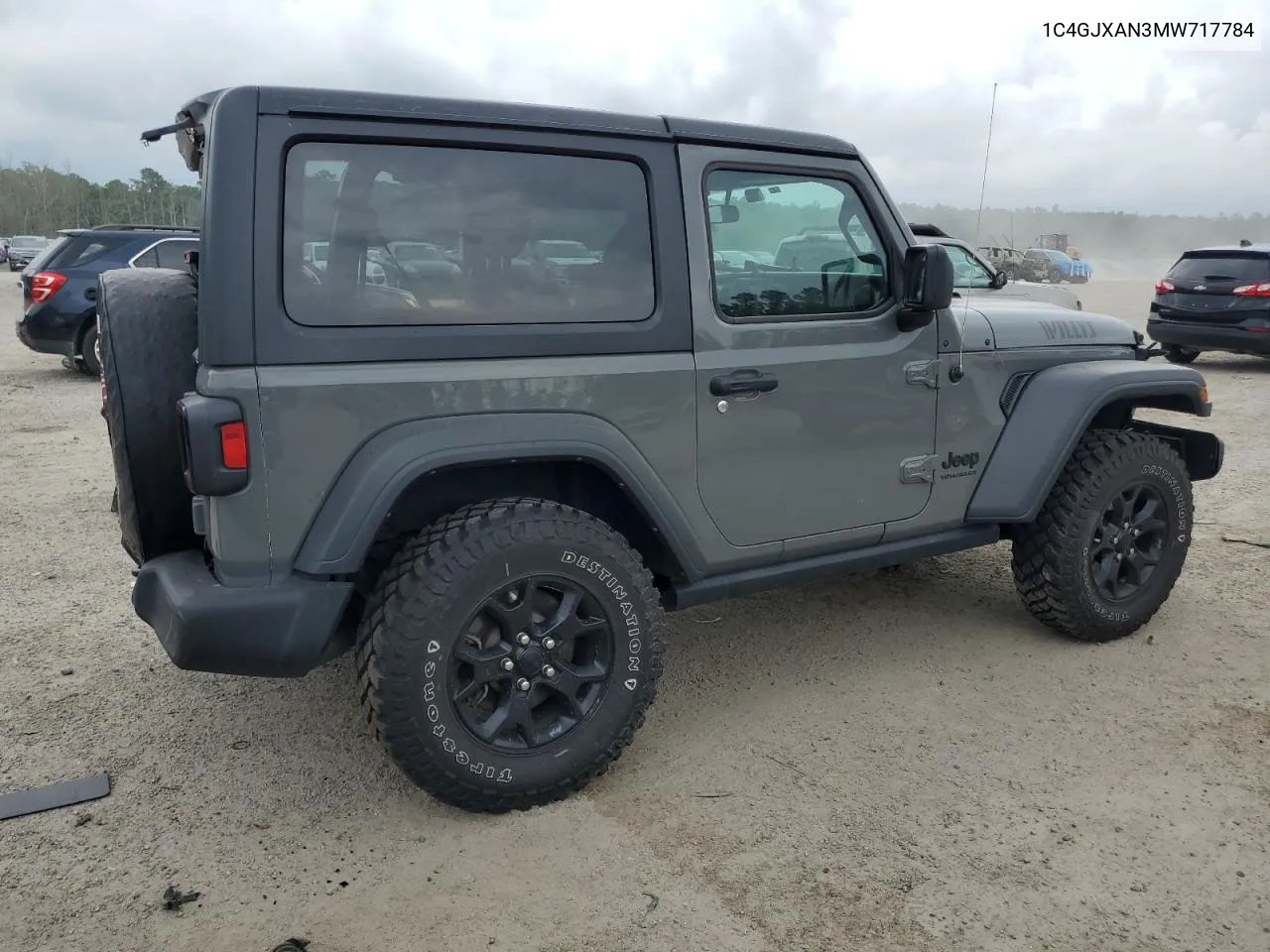 2021 Jeep Wrangler Sport VIN: 1C4GJXAN3MW717784 Lot: 62816714