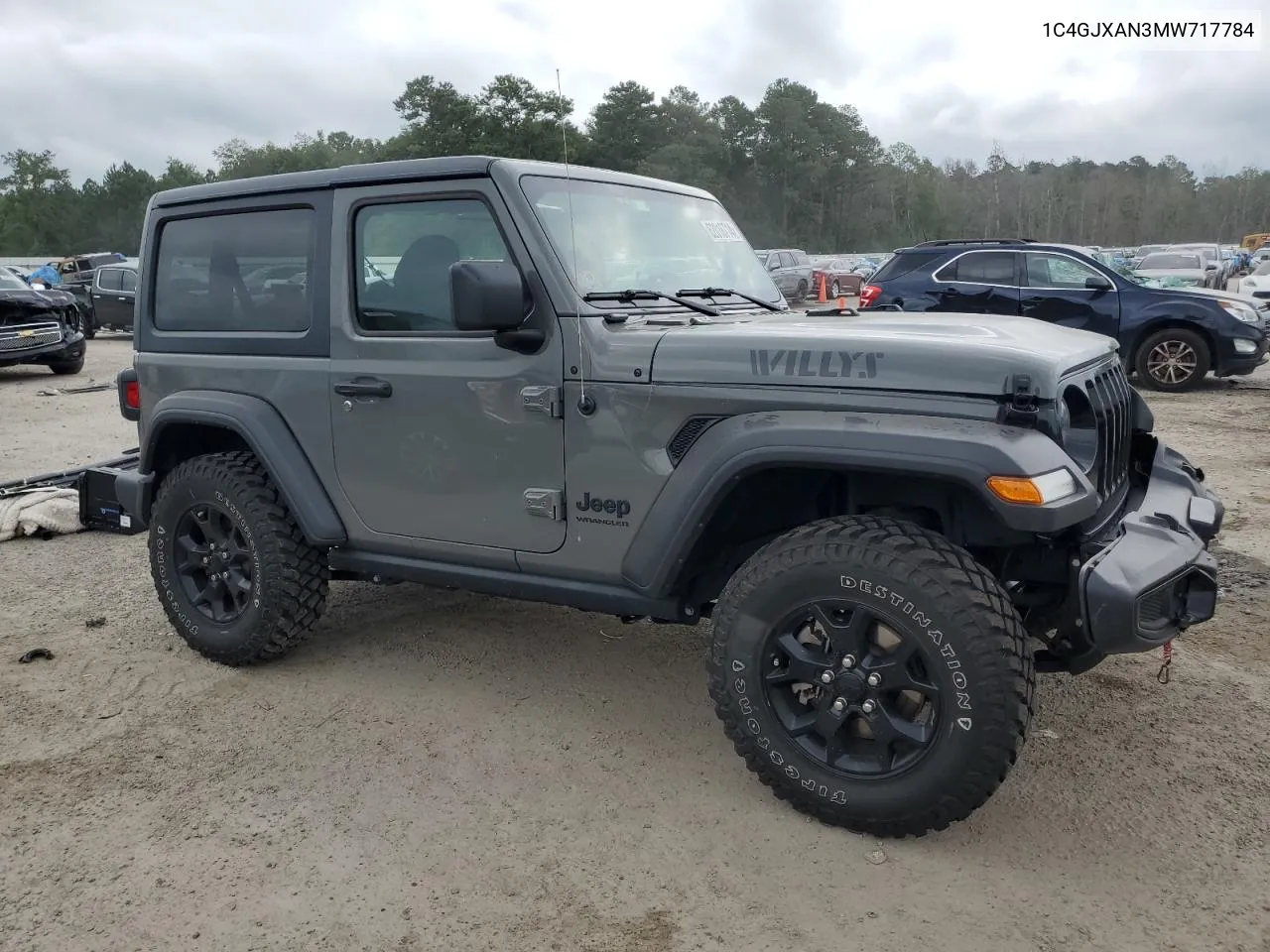 2021 Jeep Wrangler Sport VIN: 1C4GJXAN3MW717784 Lot: 62816714