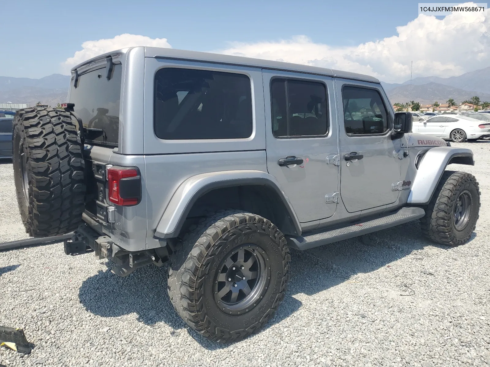 2021 Jeep Wrangler Unlimited Rubicon VIN: 1C4JJXFM3MW568671 Lot: 62956044