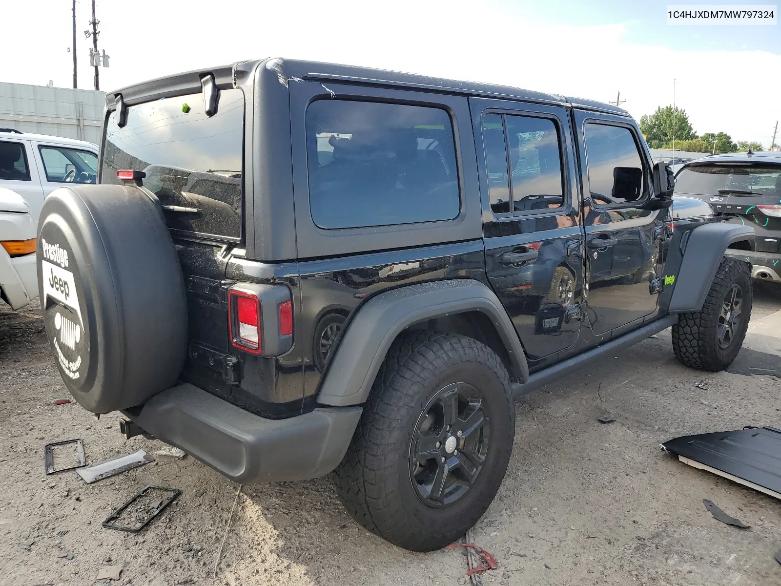 2021 Jeep Wrangler Unlimited Sport VIN: 1C4HJXDM7MW797324 Lot: 64071904