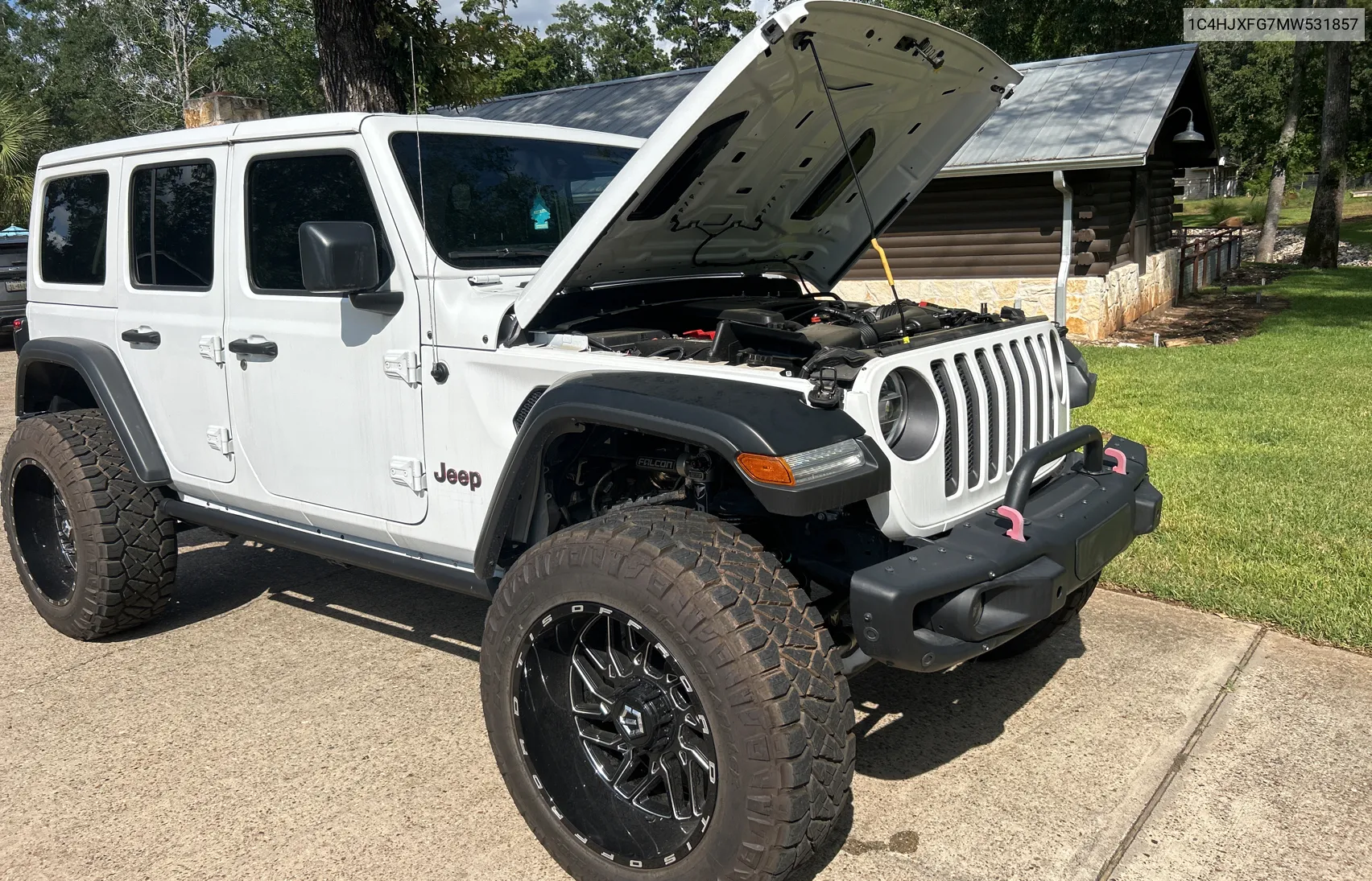 2021 Jeep Wrangler Unlimited Rubicon VIN: 1C4HJXFG7MW531857 Lot: 64199194