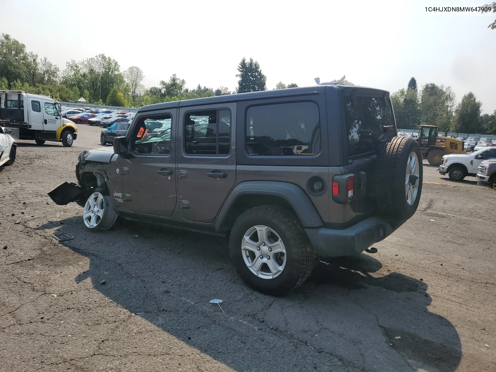 2021 Jeep Wrangler Unlimited Sport VIN: 1C4HJXDN8MW647909 Lot: 64366724