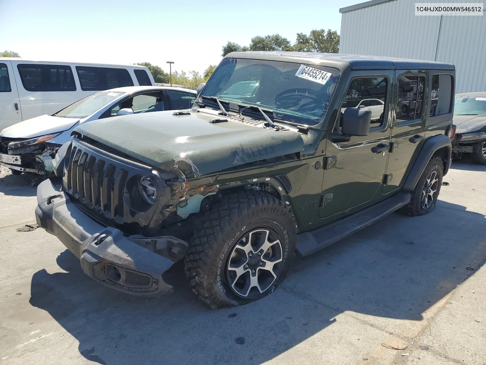 1C4HJXDG0MW546512 2021 Jeep Wrangler Unlimited Sport