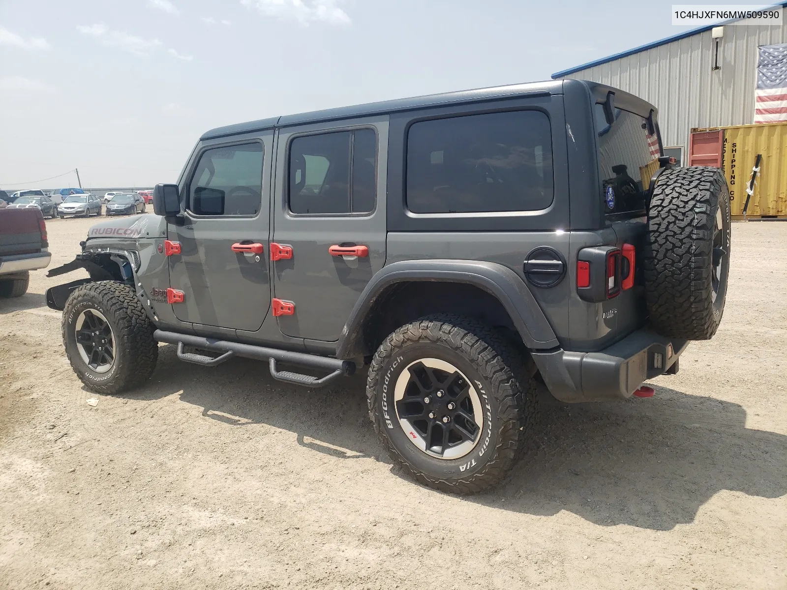 1C4HJXFN6MW509590 2021 Jeep Wrangler Unlimited Rubicon