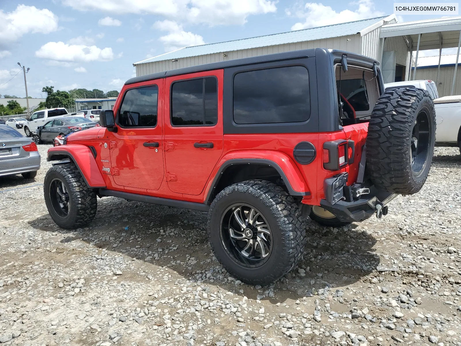 2021 Jeep Wrangler Unlimited Sahara VIN: 1C4HJXEG0MW766781 Lot: 64955494