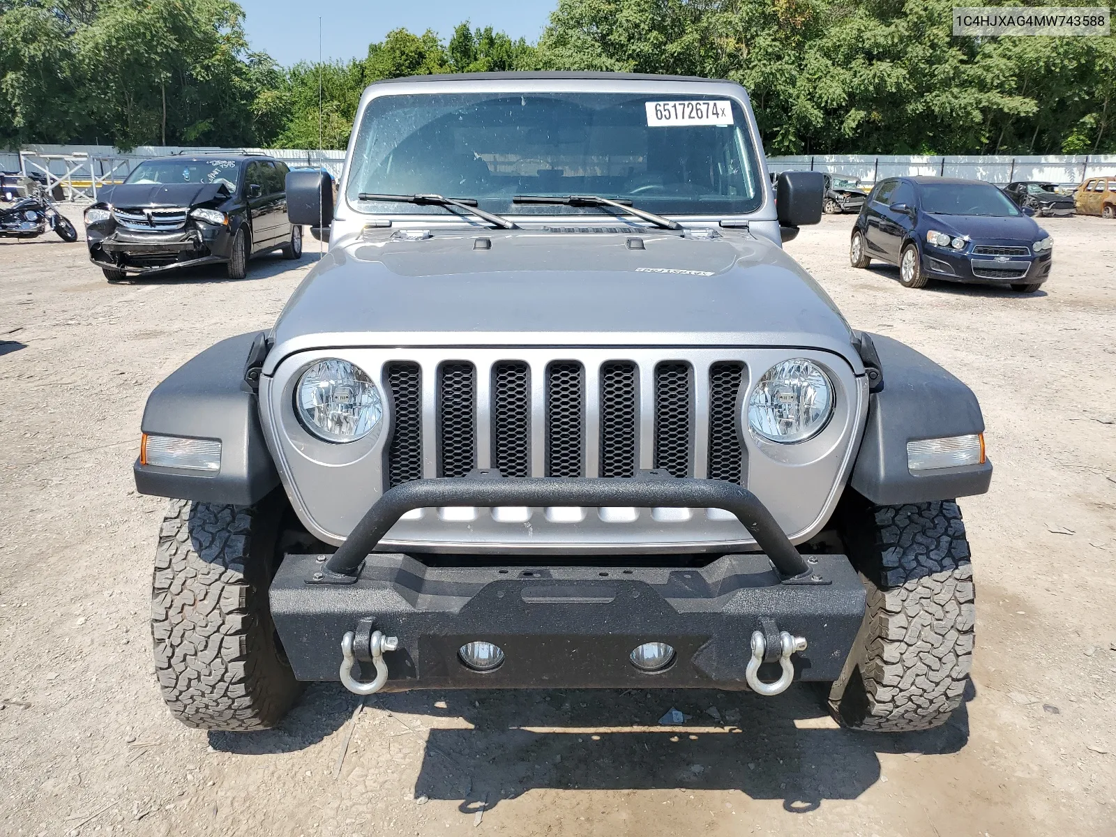 2021 Jeep Wrangler Sport VIN: 1C4HJXAG4MW743588 Lot: 65172674