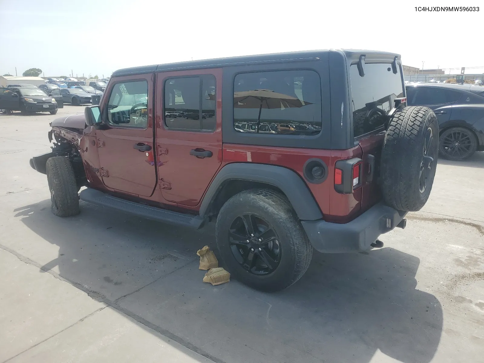 2021 Jeep Wrangler Unlimited Sport VIN: 1C4HJXDN9MW596033 Lot: 65398334