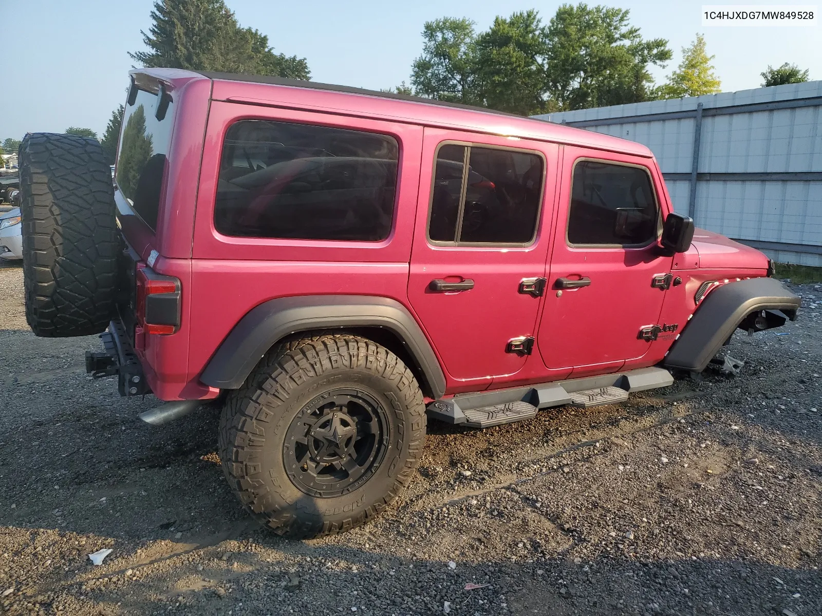 2021 Jeep Wrangler Unlimited Sport VIN: 1C4HJXDG7MW849528 Lot: 65607804