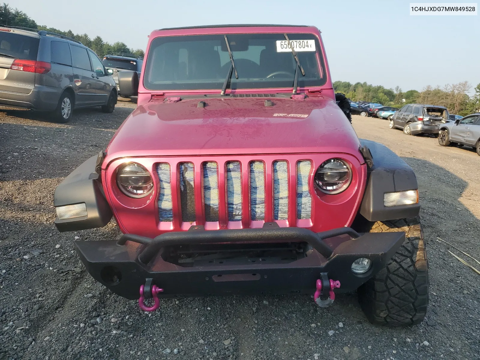 2021 Jeep Wrangler Unlimited Sport VIN: 1C4HJXDG7MW849528 Lot: 65607804