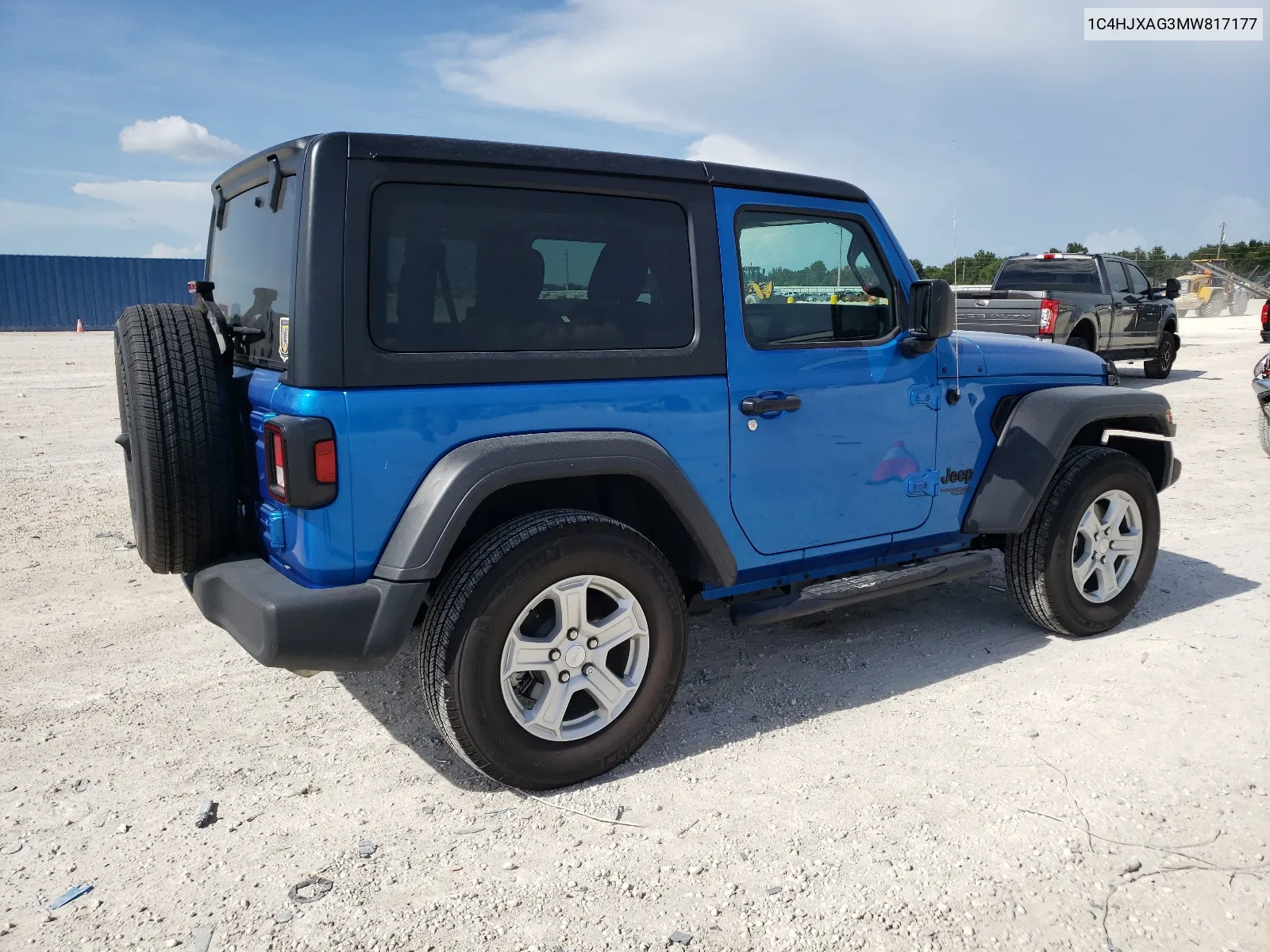 1C4HJXAG3MW817177 2021 Jeep Wrangler Sport