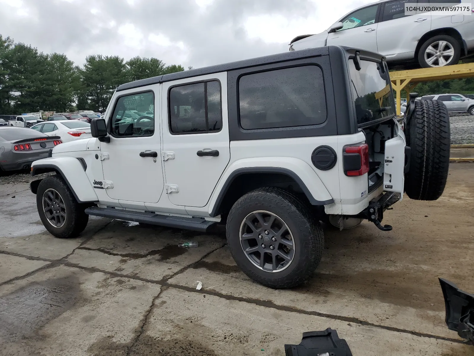 2021 Jeep Wrangler Unlimited Sport VIN: 1C4HJXDGXMW597175 Lot: 66127584