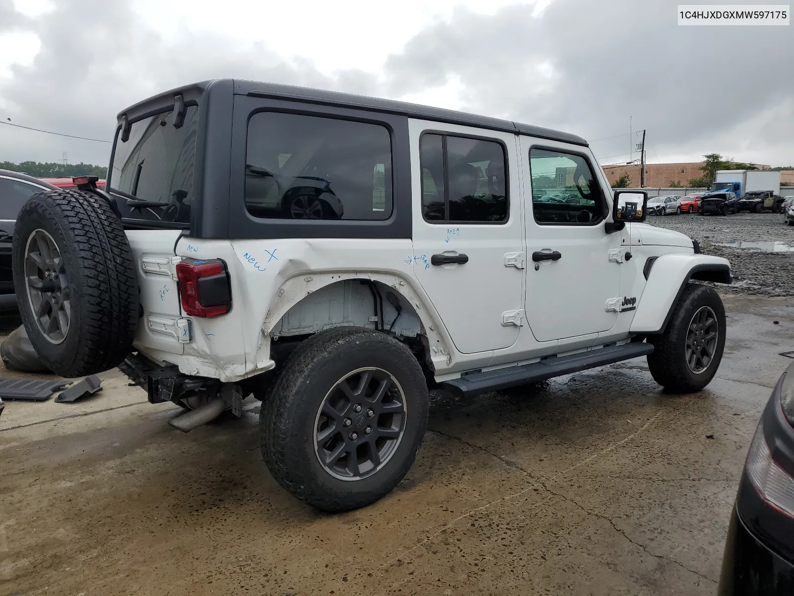 1C4HJXDGXMW597175 2021 Jeep Wrangler Unlimited Sport