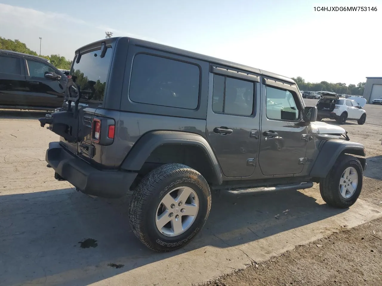 1C4HJXDG6MW753146 2021 Jeep Wrangler Unlimited Sport