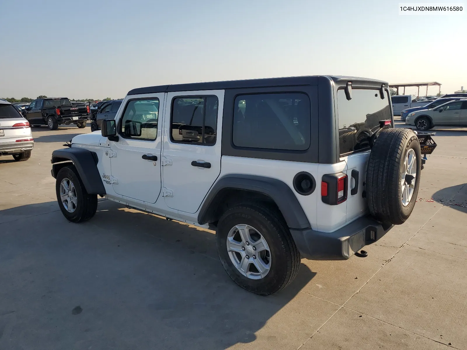 2021 Jeep Wrangler Unlimited Sport VIN: 1C4HJXDN8MW616580 Lot: 66571094