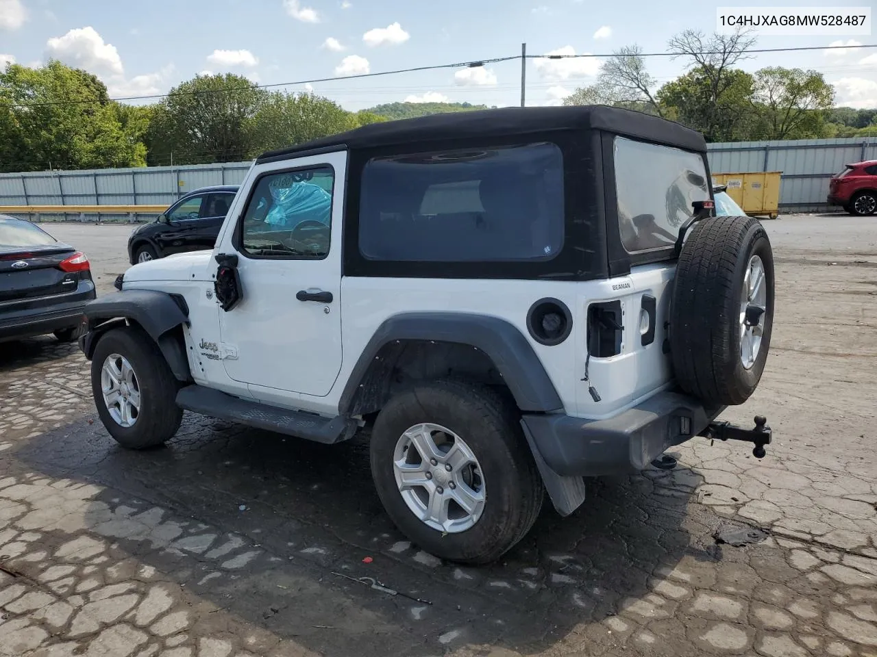 1C4HJXAG8MW528487 2021 Jeep Wrangler Sport