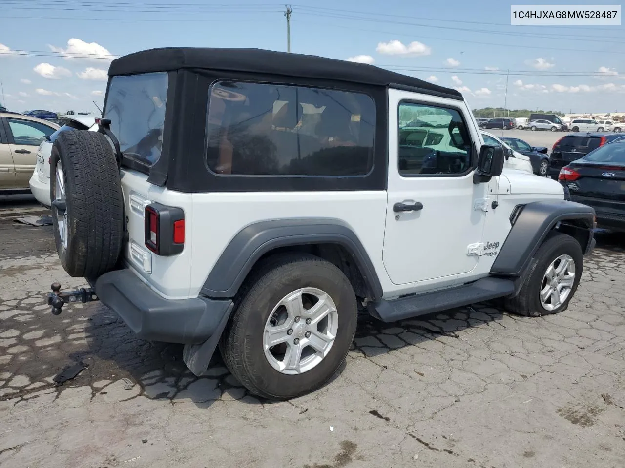 2021 Jeep Wrangler Sport VIN: 1C4HJXAG8MW528487 Lot: 66757164