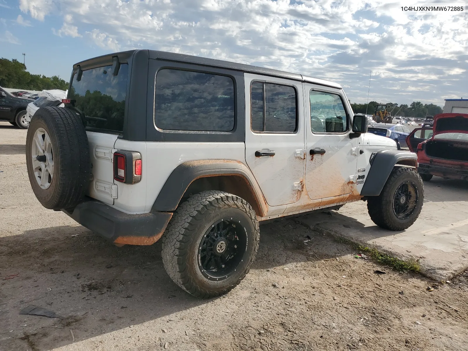 2021 Jeep Wrangler Unlimited Sport VIN: 1C4HJXKN9MW672885 Lot: 66856404