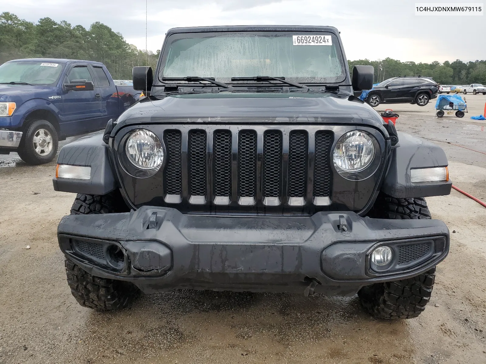 2021 Jeep Wrangler Unlimited Sport VIN: 1C4HJXDNXMW679115 Lot: 66924924