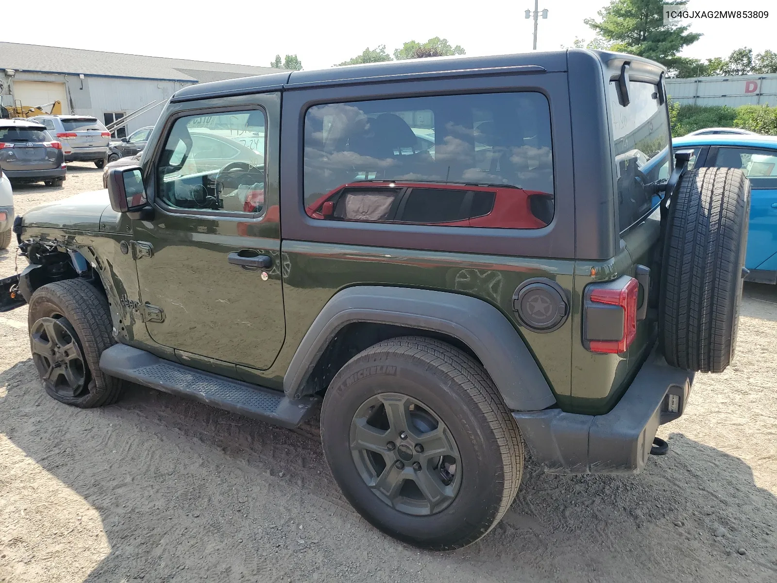 2021 Jeep Wrangler Sport VIN: 1C4GJXAG2MW853809 Lot: 67231164