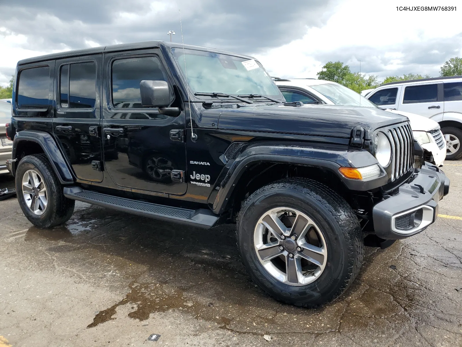 2021 Jeep Wrangler Unlimited Sahara VIN: 1C4HJXEG8MW768391 Lot: 67559304