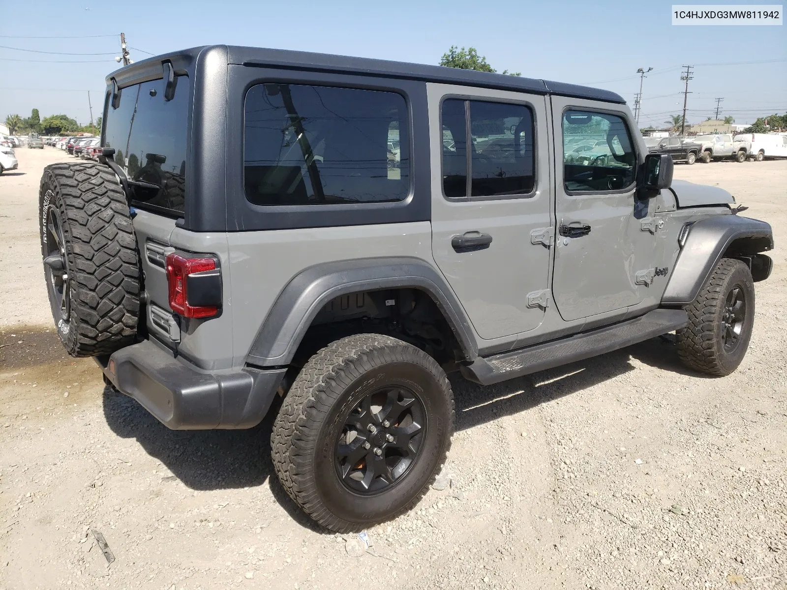 1C4HJXDG3MW811942 2021 Jeep Wrangler Unlimited Sport