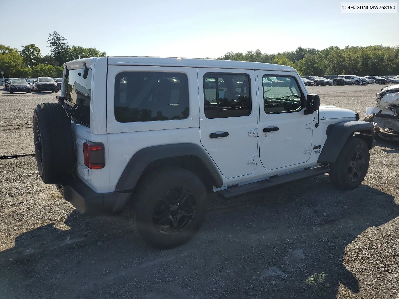 1C4HJXDN0MW768160 2021 Jeep Wrangler Unlimited Sport