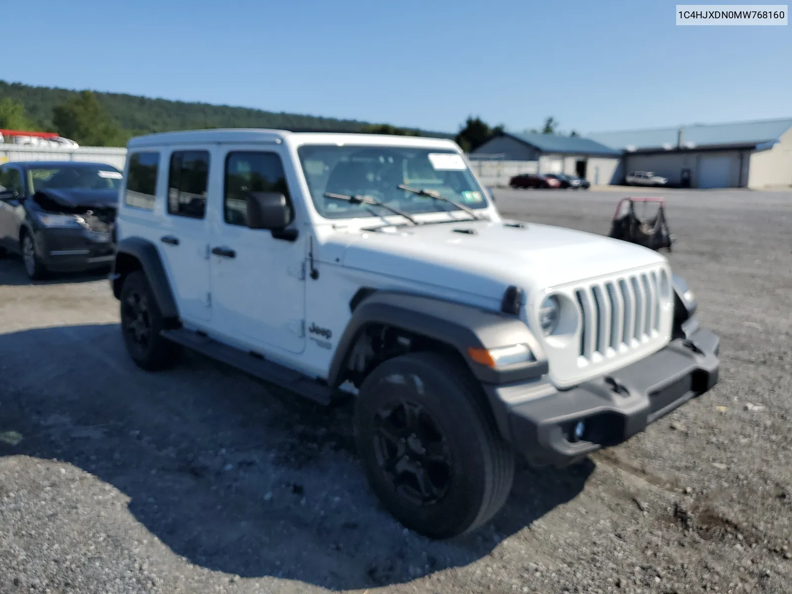 1C4HJXDN0MW768160 2021 Jeep Wrangler Unlimited Sport