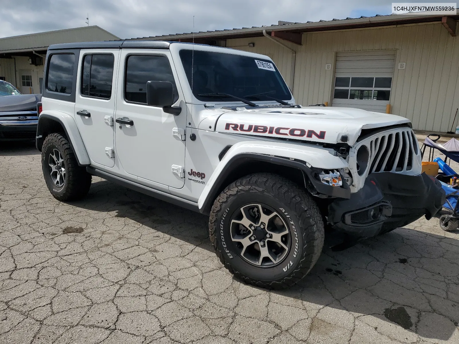 2021 Jeep Wrangler Unlimited Rubicon VIN: 1C4HJXFN7MW559236 Lot: 67901054