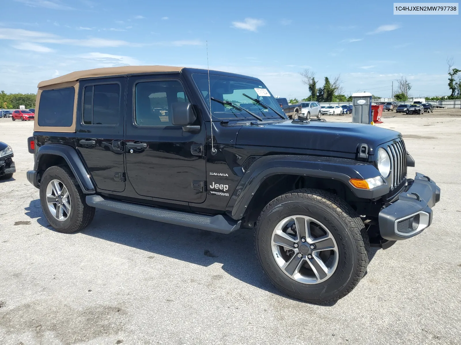 1C4HJXEN2MW797738 2021 Jeep Wrangler Unlimited Sahara