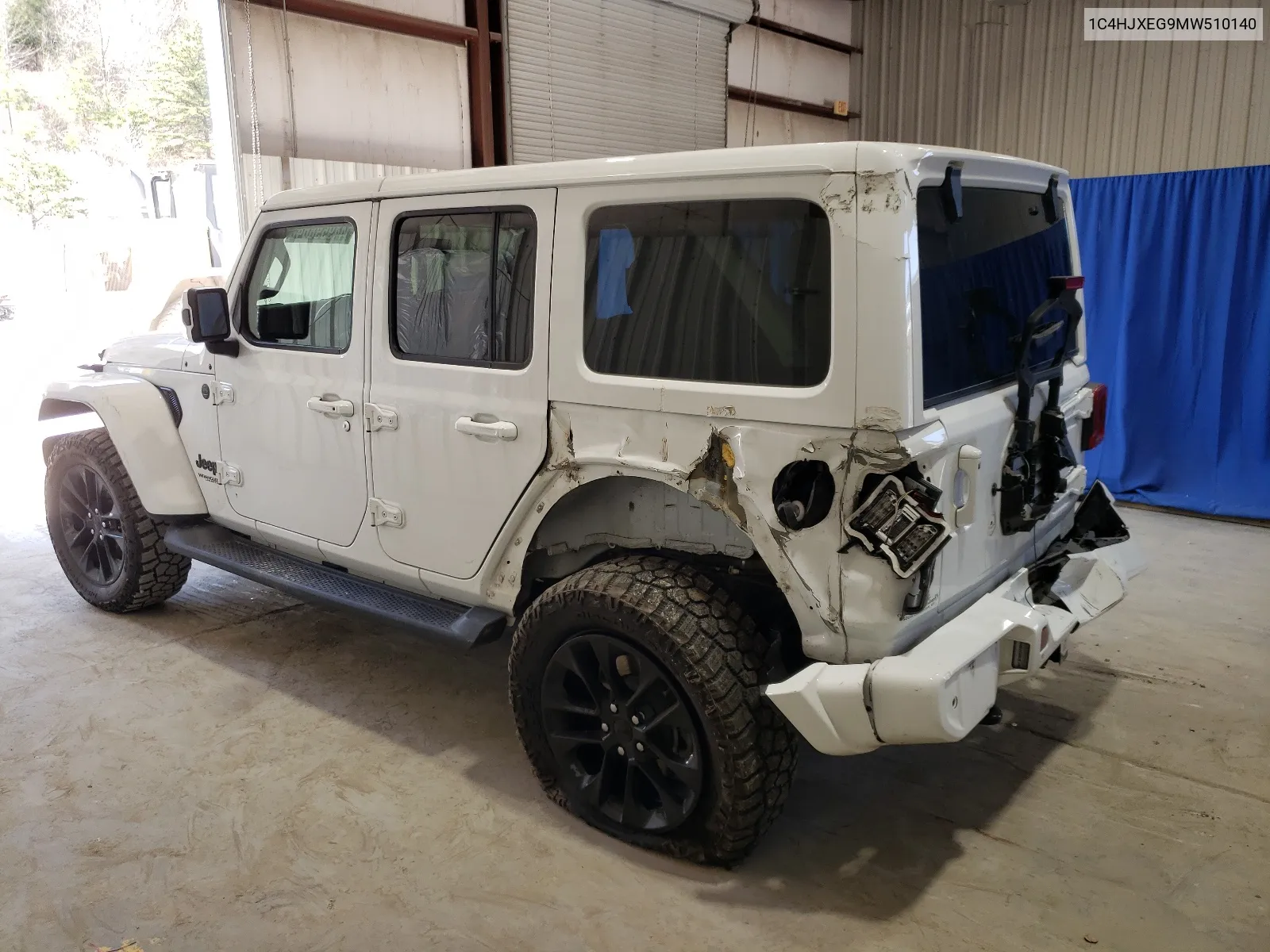 2021 Jeep Wrangler Unlimited Sahara VIN: 1C4HJXEG9MW510140 Lot: 68106694