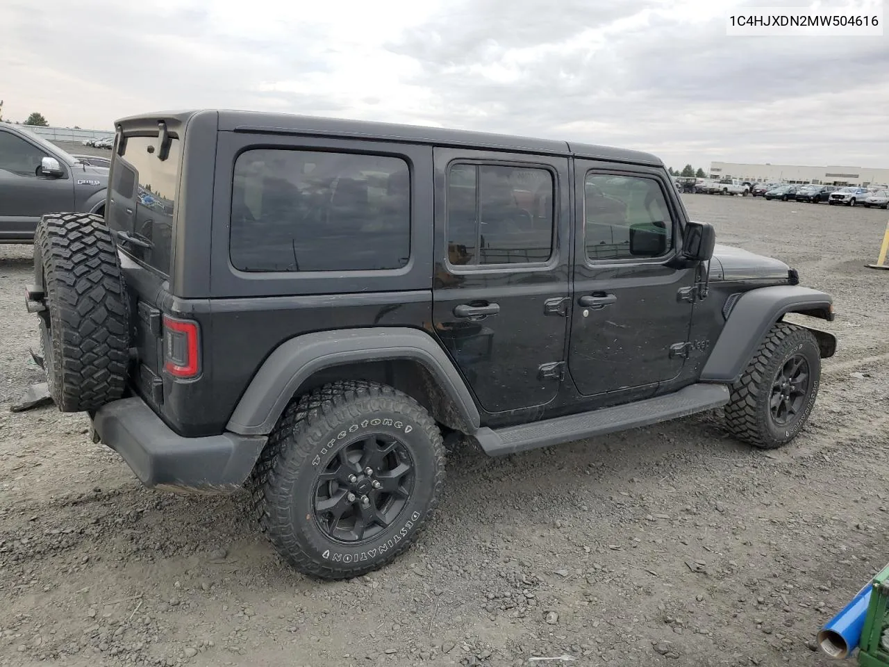 2021 Jeep Wrangler Unlimited Sport VIN: 1C4HJXDN2MW504616 Lot: 69147804