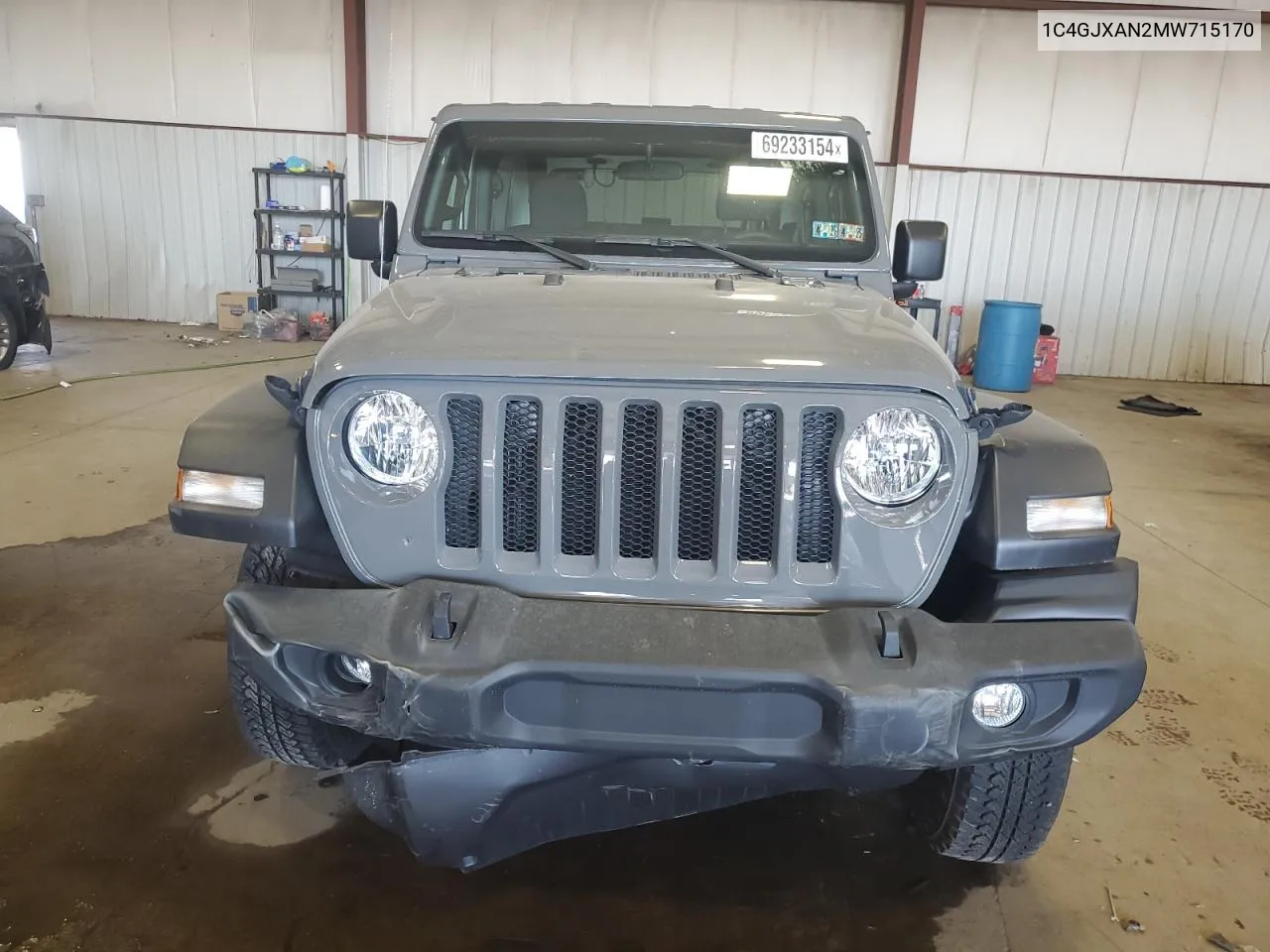 2021 Jeep Wrangler Sport VIN: 1C4GJXAN2MW715170 Lot: 69233154