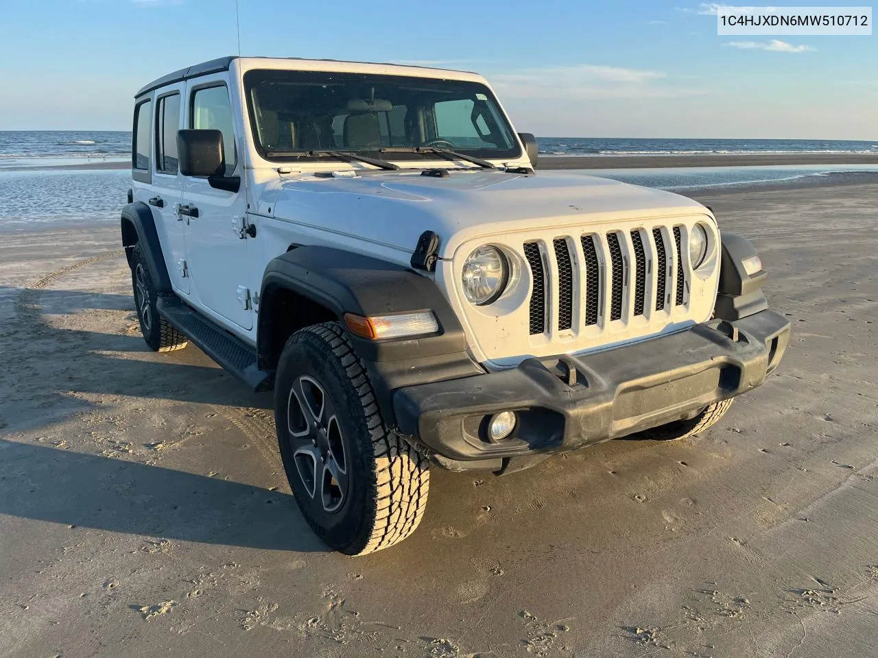 2021 Jeep Wrangler Unlimited Sport VIN: 1C4HJXDN6MW510712 Lot: 69478764