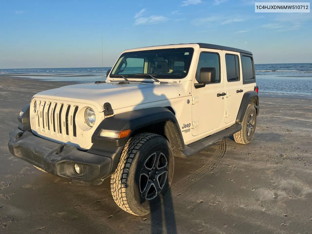 2021 Jeep Wrangler Unlimited Sport VIN: 1C4HJXDN6MW510712 Lot: 69478764