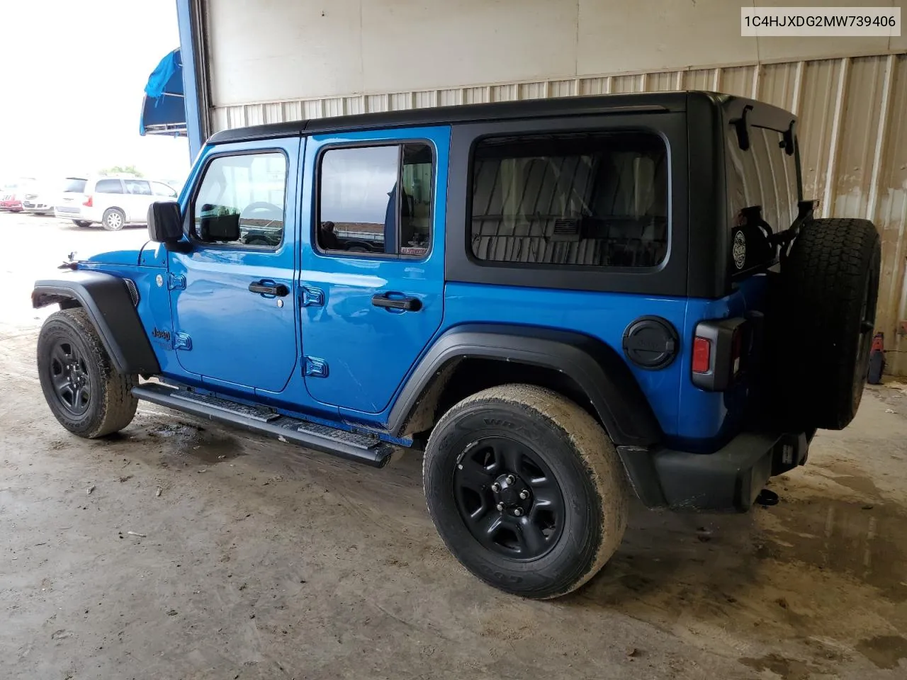 2021 Jeep Wrangler Unlimited Sport VIN: 1C4HJXDG2MW739406 Lot: 69876254